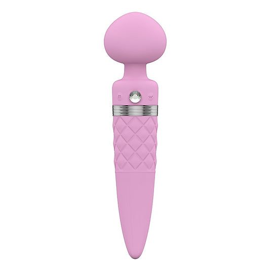 Pillow Talk Sultry Dual Ended Warming Body Wand Massager - Body Wands