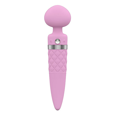 BMS Factory Pillow Talk Sultry Dual Ended Warming Body Wand Massager - Body Wands