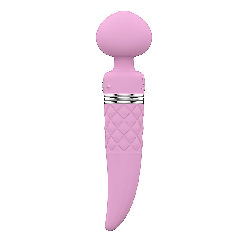 BMS Factory Pillow Talk Sultry Dual Ended Warming Body Wand Massager - Body Wands
