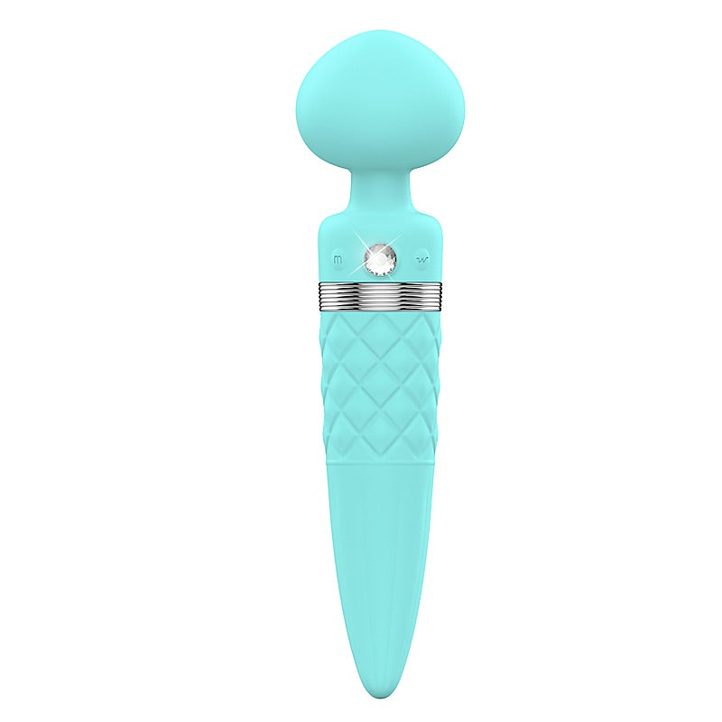 BMS Factory Pillow Talk Sultry Dual Ended Warming Body Wand Massager - Body Wands