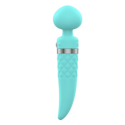BMS Factory Pillow Talk Sultry Dual Ended Warming Body Wand Massager - Body Wands