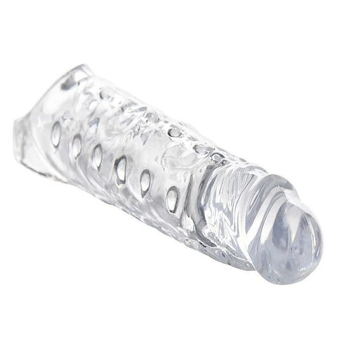 Size Matters Mens Penis Extender Sleeve Clear - Pumps, Extenders and Sleeves