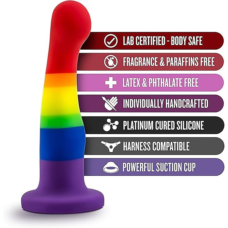 Avant Pride P1 Freedom Silicone Dildo by Blush Novelties - Realistic Dildos