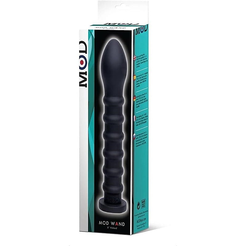 Body Wand Ribbed Black by MOD - Body Wands