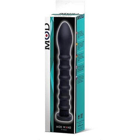 Body Wand Ribbed Black by MOD - Body Wands