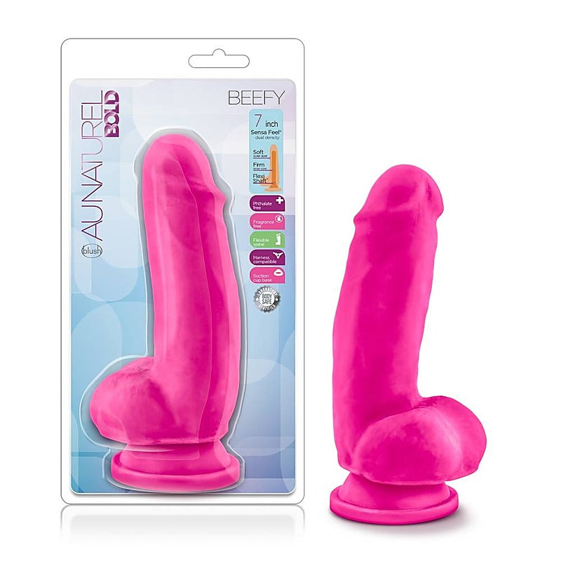 Au Naturel Bold Beefy 7 inch Realistic Dildo - Realistic Dildos