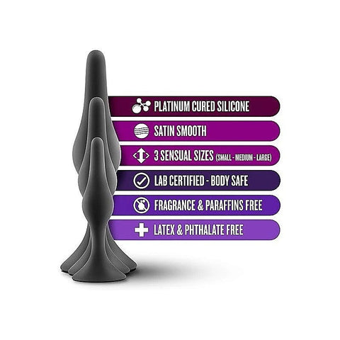 Luxe Beginner Butt Plug Kit by California Exotics - Butt Plugs