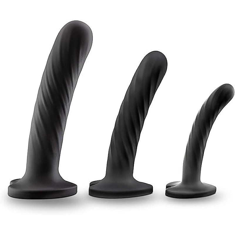 Temptasia Twist Silicone Dildo Kit by Blush Novelties - Realistic Dildos