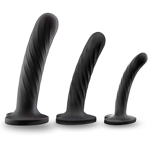 Temptasia Twist Silicone Dildo Kit by Blush Novelties - Realistic Dildos