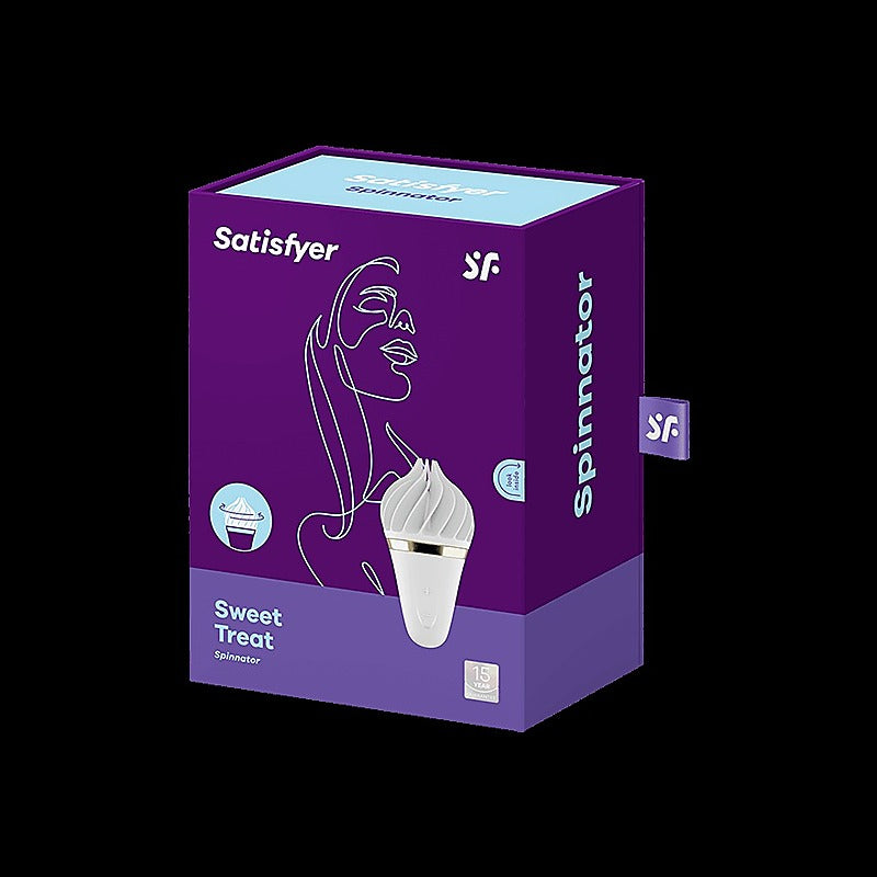 Sweet Treat Lay On Clitoral Vibrator by Satisfyer - Clit Ticklers and Pulsators