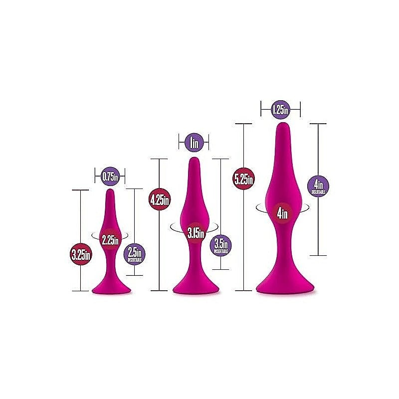Luxe Beginner Butt Plug Kit by California Exotics - Butt Plugs