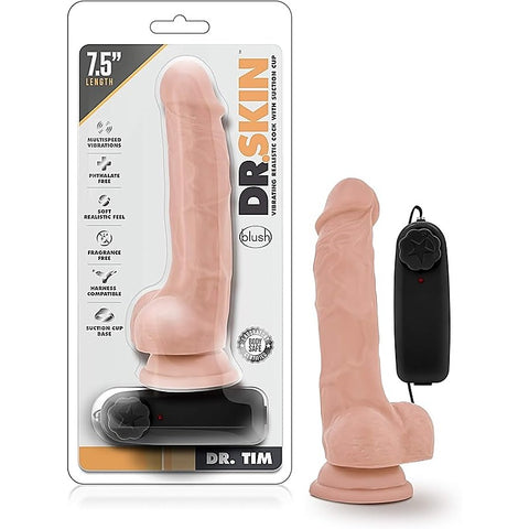 Dr Skin Dr Tim Vibrating Cock by Blush Novelties - Vibrating Dildos