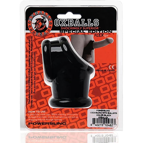 Powersling Cocksling and Ballstretcher by OxBalls - Ball and Cock Toys