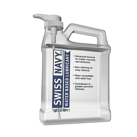 Swiss Water Based Lubricant 1gal by Swiss Navy Lubricants - Water Based Lubes