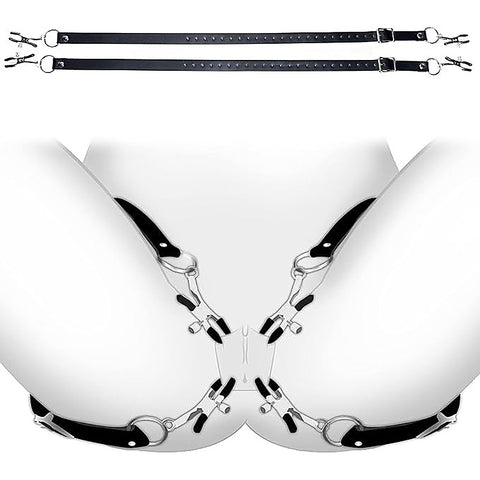 Master Series Labia Spreader Straps by XR Brands - Pussy And Clit Toys