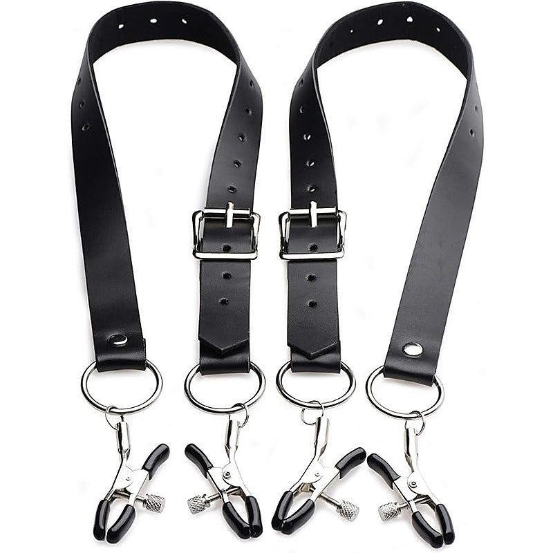 Master Series Labia Spreader Straps by XR Brands - Pussy And Clit Toys