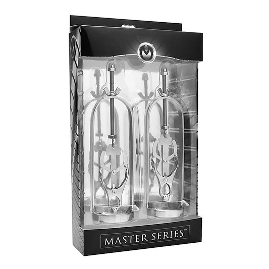 Stainless Steel Clover Clamp Nipple Stretcher by XR Brands - Nipple and Clit Clamps