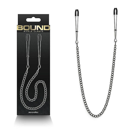 Bound Nipple Clamps - DC3 by NS Novelties - Breast and Nipple Toys