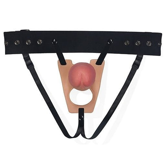 Rodeo Hollow Strap On Set 8.5 Inch by Lovetoy - Strap On Sextoys