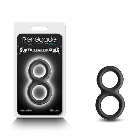 Renegade Twofold Silicone by NS Novelties - Cock Rings