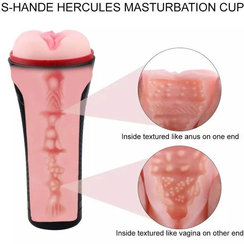 S Hande Hercules Mens Masturbator with Adjustable Pressure System - - Masturbators and Strokers