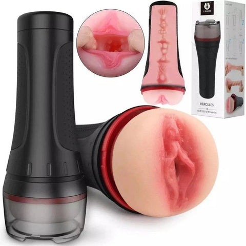 S Hande Hercules Mens Masturbator with Adjustable Pressure System - Masturbators and Strokers