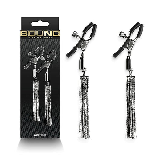Bound Nipple Clamps - D2 by NS Novelties - Breast and Nipple Toys