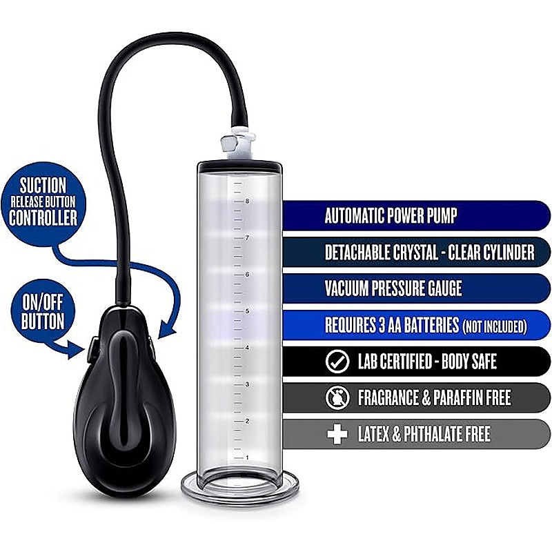 Performance VX9 Auto Penis Pump by Blush Novelties - Penis Pumps And Stretchers