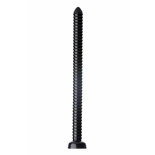 Hosed Ribbed Hose Suction Cup Anal Dildo by XR Brands - Anal Dildos