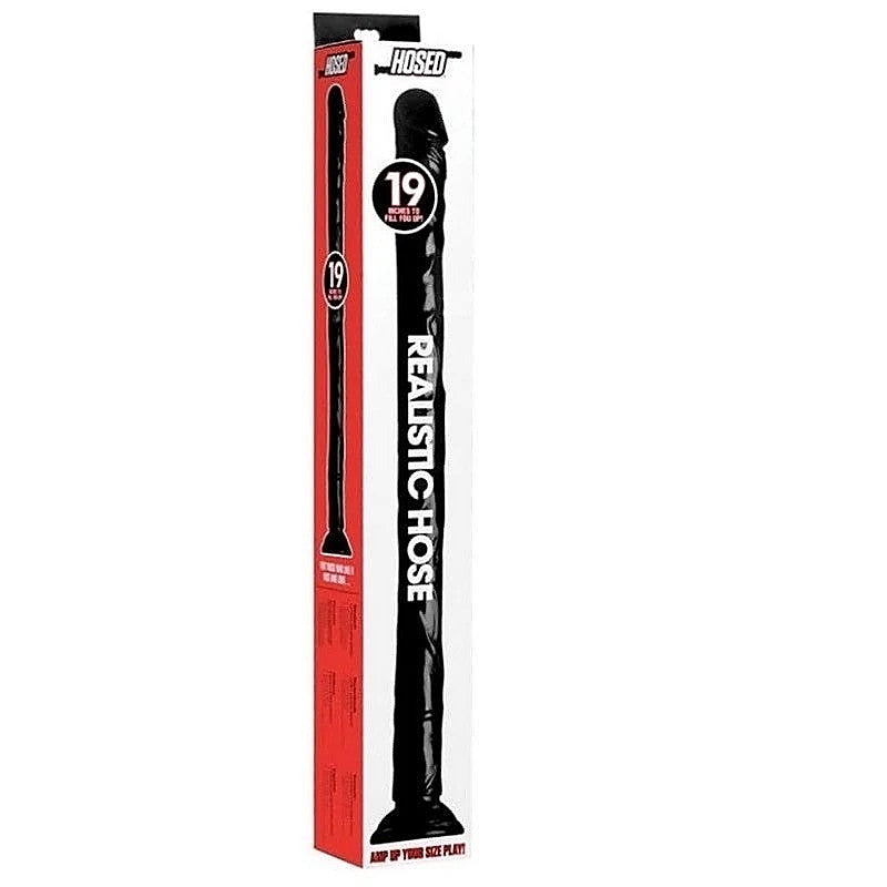 Hosed Realistic Hose Big Black Anal Dildo by XR Brands - Anal Dildos