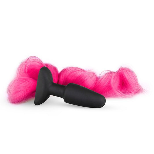 Silicone Butt Plug With Tail by Easytoys - Butt Plugs