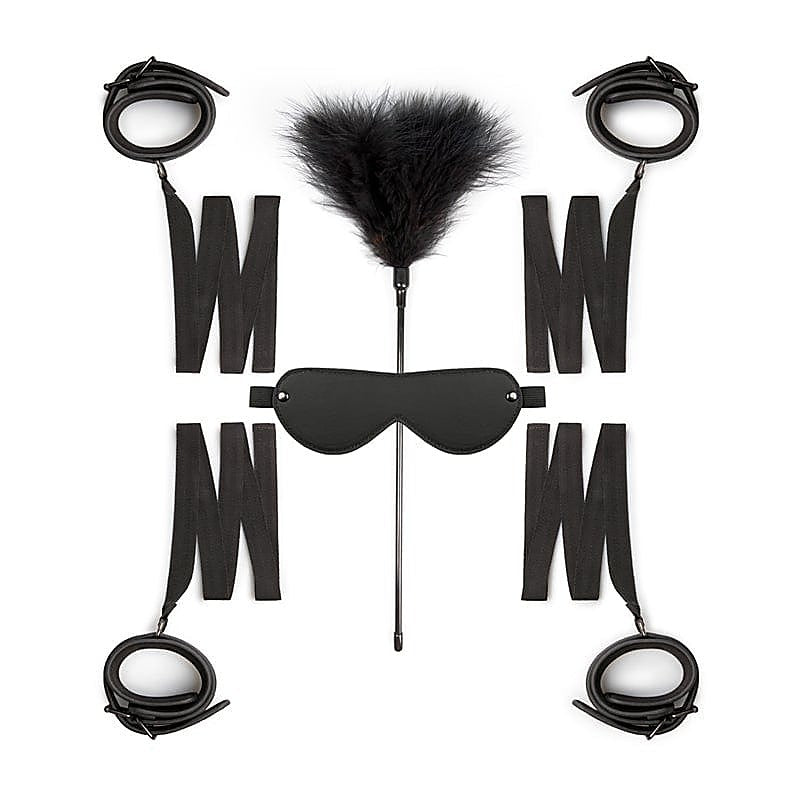 Fetish Collection Beginners Bondage Fantasy Kit Complete Restraint Set - Bondage Kits