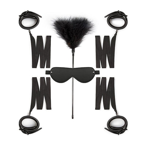 Fetish Collection Beginners Bondage Fantasy Kit Complete Restraint Set - Bondage Kits