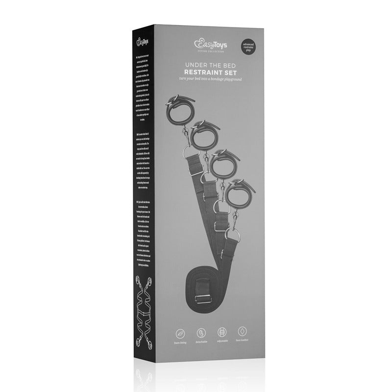 Under Mattress Restraint Set by Easytoys - Cuffs And Restraints