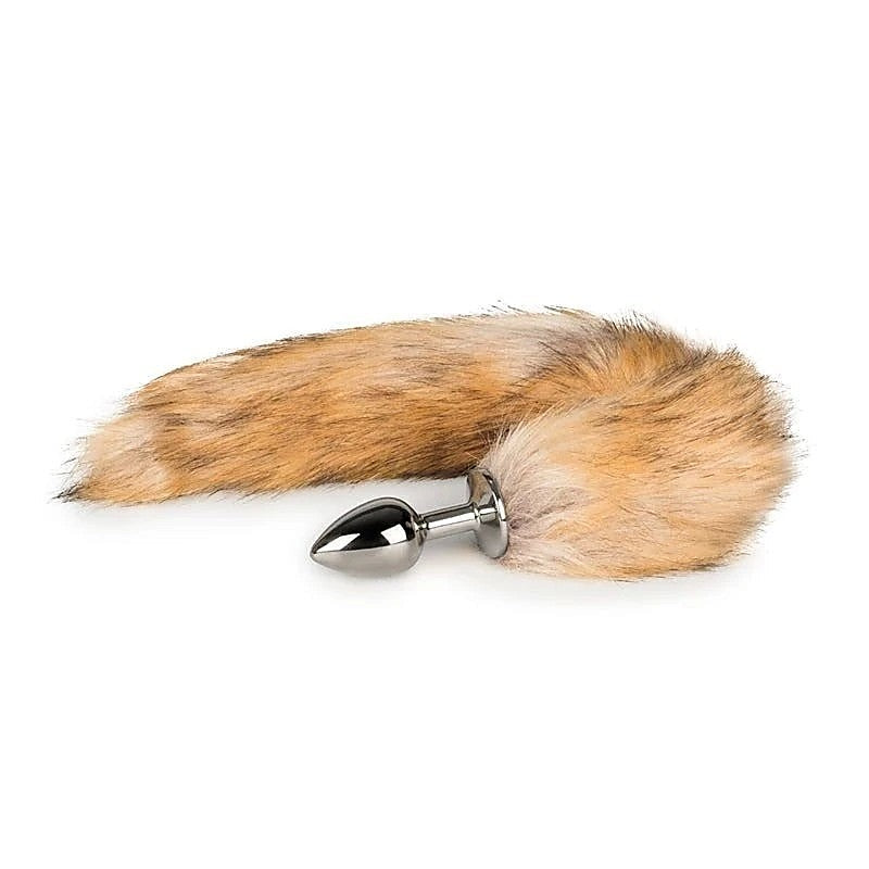 Fetish Collection Fox Tail No. 1 Butt Plug Premium Aluminum Temperature Play - Butt Plugs