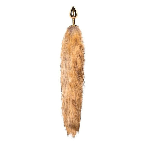 Fetish Collection Fox Tail No. 1 Butt Plug Premium Aluminum Temperature Play - Butt Plugs