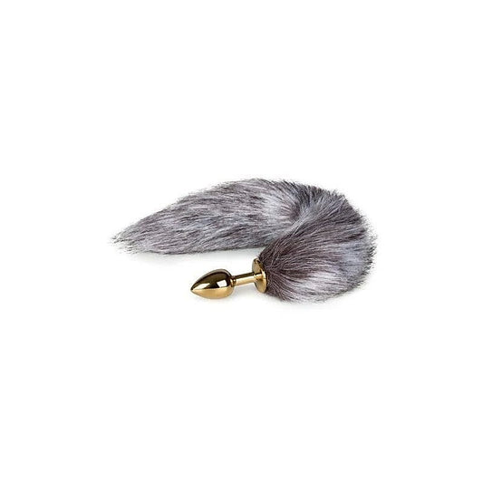 Fox Tail No 5 Gold Anal Plug by Easytoys - Butt Plugs