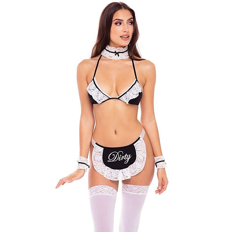 At Your Service Maid Women Dress by Rene Rofe - Fancy Dress Ups