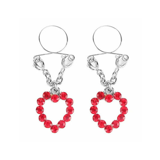 Peekaboo Pasties Ruby Hearts by Xgen Products - Breast and Nipple Toys
