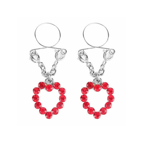 Peekaboo Pasties Ruby Hearts by Xgen Products - Breast and Nipple Toys