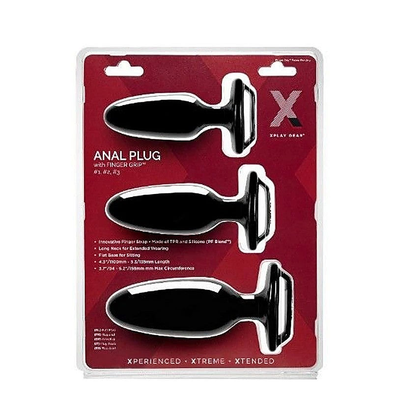 Xplay Finger Grip Anal Plug 5L by Perfect Fit - Butt Plugs
