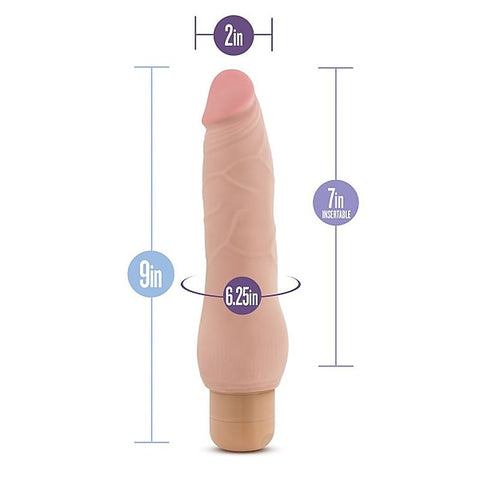 Au Naturel Fabien Vibrating Dildo by Blush Novelties - Vibrating Dildos
