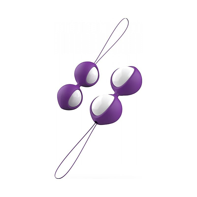 B Swish Bfit Classic Purple Love Balls Progressive Kegel Exercise System - Love Eggs and Kegel Exercisers