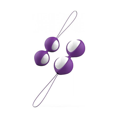 B Swish Bfit Classic Purple Love Balls Progressive Kegel Exercise System - Love Eggs and Kegel Exercisers