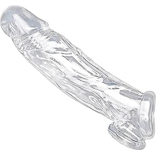 Size Matters Realistic Clear Penis Enhancer by XR Brands - Penis Sleeves and Extenders