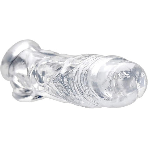 Size Matters Realistic Clear Penis Enhancer by XR Brands - Penis Sleeves and Extenders