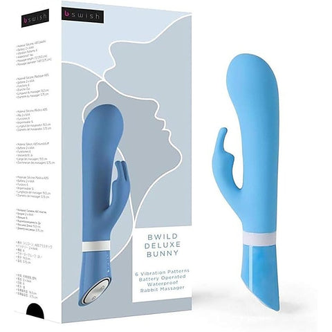 B Swish Bwild Deluxe Bunny G Spot Vibrator Blue Lagoon Dual Stimulation - G-Spot Vibrators