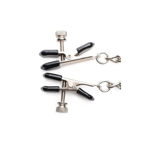 Titty Taunter Nipple Clamps w/ Weighted Bead by XR Brands - Nipple and Clit Clamps