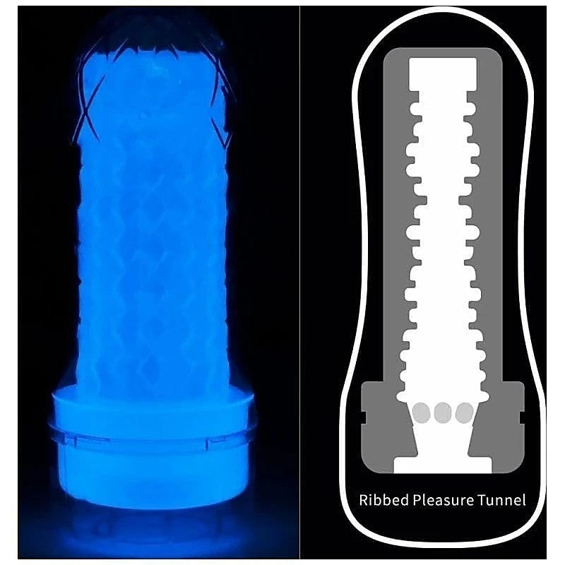 Lumino Play Male Ribbed Masturbator by Lovetoy - Masturbators and Strokers