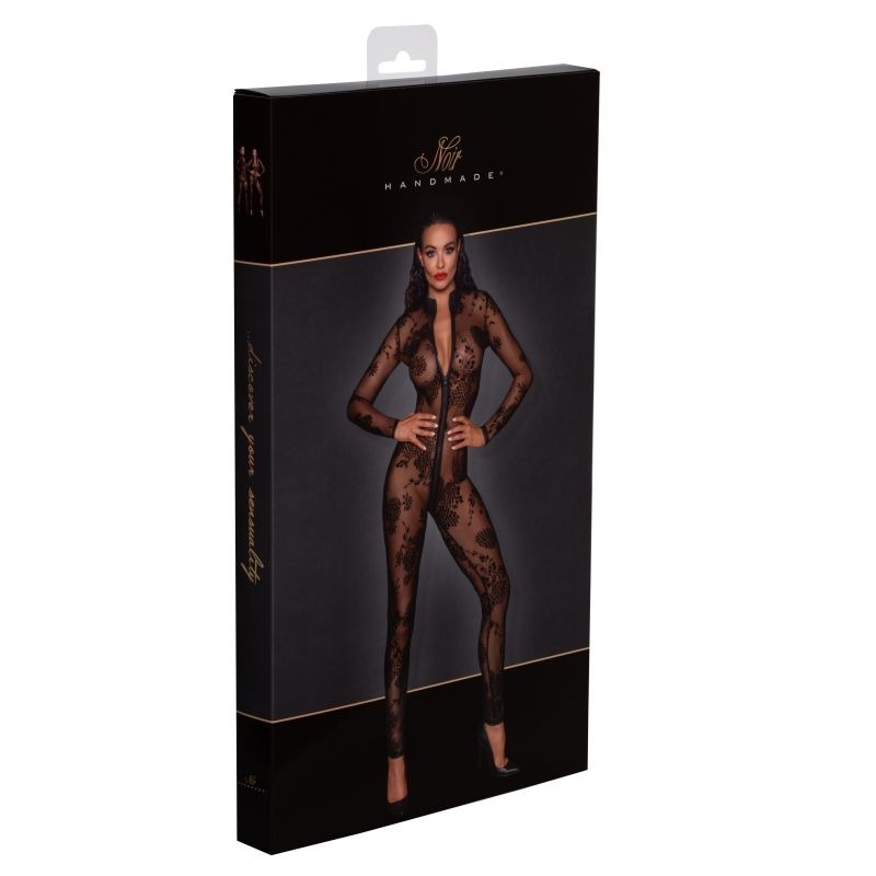Tulle Overall w/ 3 Way Zipper Her Fetish by Noir Handmade - Her Fetish